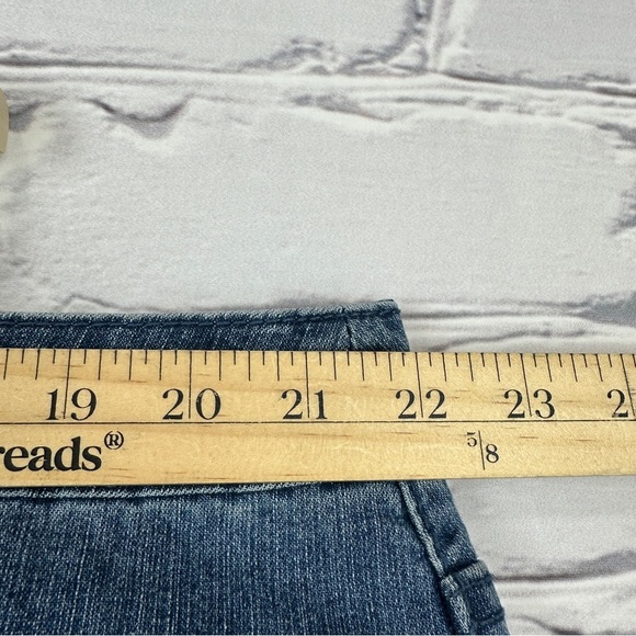 Avenue Denim Jean Skirt Midi Eyelet Plus Size 22/24 Cotton Blend Y2K 90s Western - Picture 6 of 8